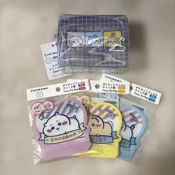 치이카와 (먼작귀) 마찌 포함 비닐 파우치 다이컷 필름 지퍼백 다이소