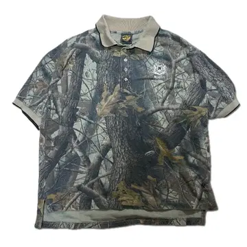 90s USA Nikon 리얼 트리 빈티지 피케 셔츠 스트릿