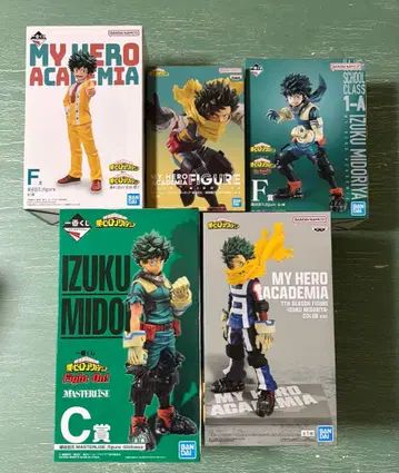 미개봉 나의 히어로 아카데미아 미도리야 이즈쿠 피규어 5개 세트