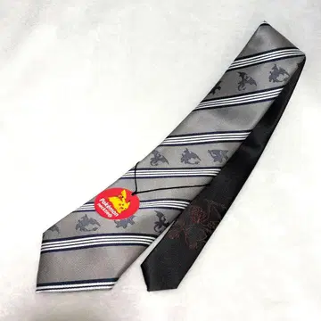 [ 새상품 택 포함 ] 포켓몬 리자몽 넥타이 그레이