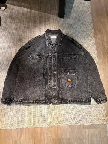 Evisen 데님 자켓 XL 블랙 커버올