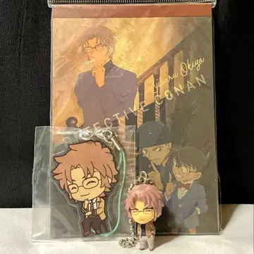 명탐정 코난 아크릴 스트랩 피규어 키체인 메모장 레어