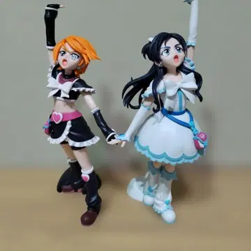 빛의 전사 프리큐어 피규어 블랙 화이트