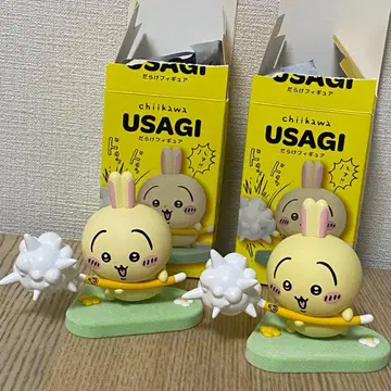 [ 중고 ] 토끼투성이 피규어 2개 토벌 토끼 치이카와 (먼작귀)