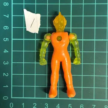 1 쇼와 레트로 울트라맨 플라스틱 소프트 비닐 인형 피규어 클리어 후지야