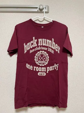 back number 원룸 파티 vol.4 티셔츠 S