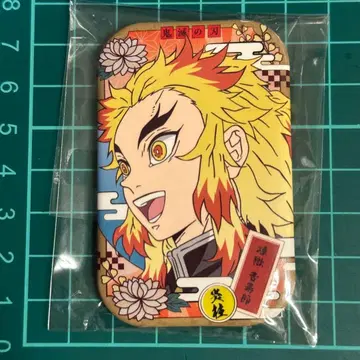 귀멸의 칼날 렌고쿠 쿄쥬로 마루카쿠 캔뱃지 스퀘어 캔뱃지