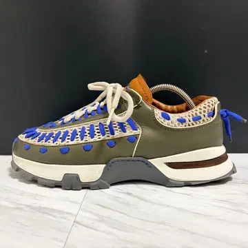 새상품급 ZEGNA 클라우디오 로우컷 스니커즈 스티치 26.0 상당