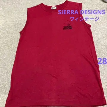 새상품급 SIERRA DESIGNS 탱크탑 빈티지 일본제 시에라 디자인