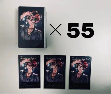 악마 집사와 검은 고양이 아쿠네코 페네스 여름 추억 폴라로이드풍 카드