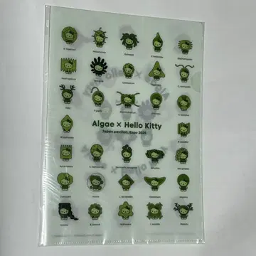 Algae x Hello Kitty 클리어 파일 2장 세트 일본관 굿즈