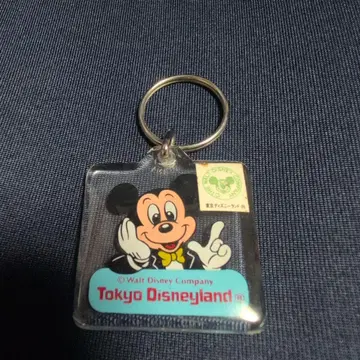 [ 희귀 레트로 ] 도쿄 디즈니랜드 미키마우스 키링 쇼와 레트로