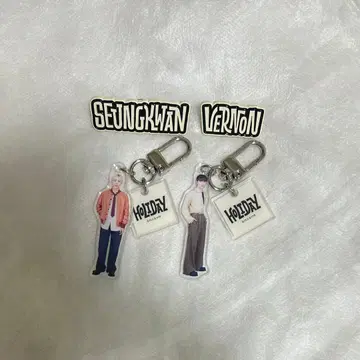세븐틴 승관 버논 holiday 핀 배지 가챠가챠