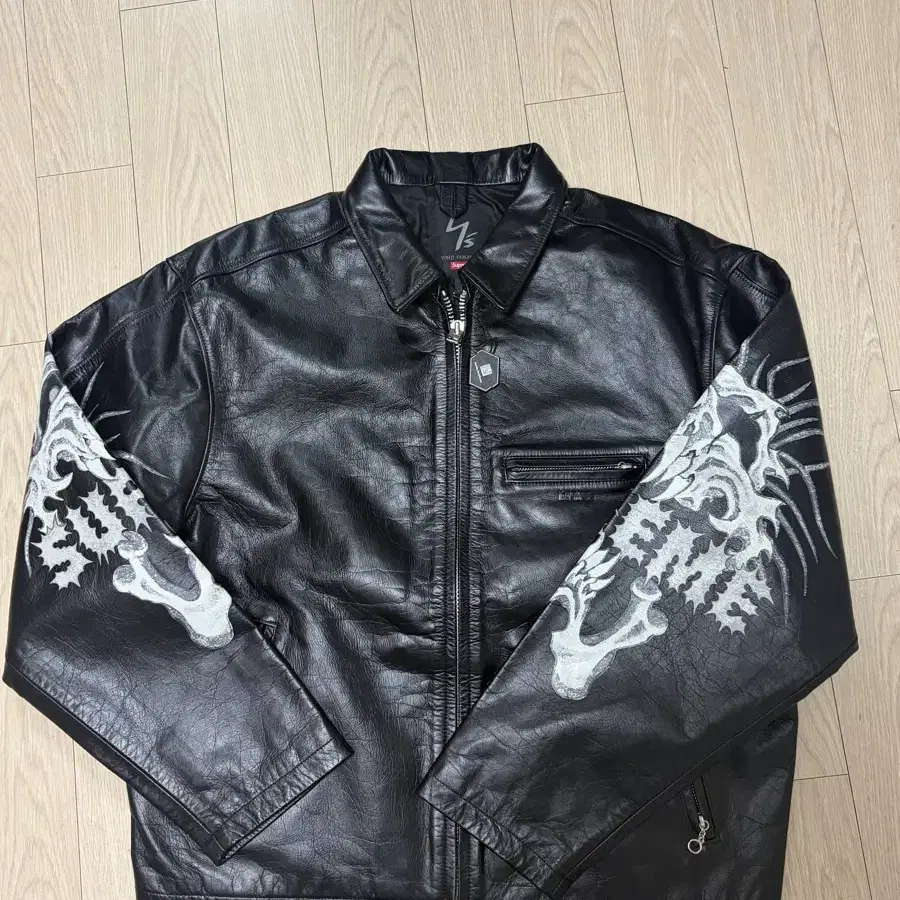25FW Supreme x Schott Leather Racer Jacket Teal | Bunjang Global