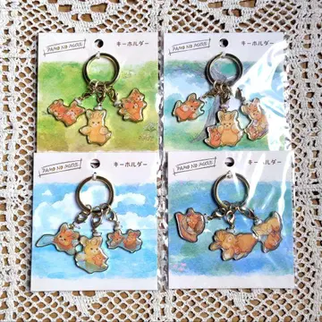 포켓몬 PAMO NO MURE 키링 4종 세트