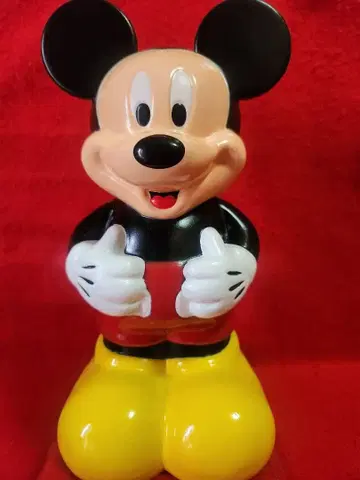 디즈니 미키마우스 소프트 비닐 코인 저금통 disney