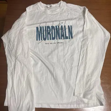 MURDINAL 긴팔 티셔츠 화이트
