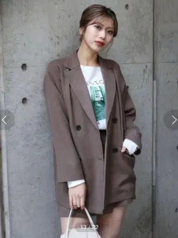 MURUA 자켓 미니 스커트 셋업