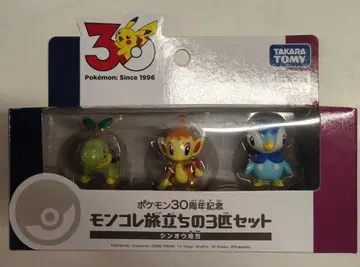 타카라토미 몬코레 출발의 3마리 세트 포켓몬 30주년 기념 신오 지방