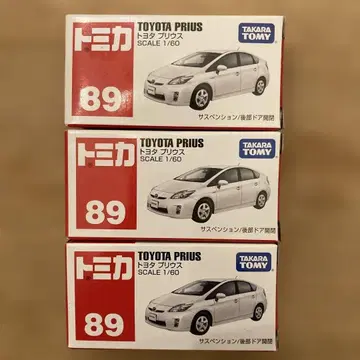 토미카 89 도요타 프리우스 3대 세트 외부 박스 파손 있음