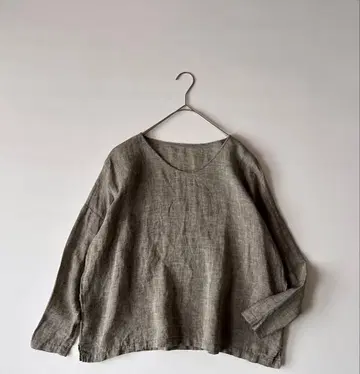 에붐에바 evam eva 린넨 100% 풀오버