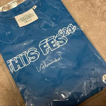 [Alexandros] THIS FES'24 티셔츠 블루