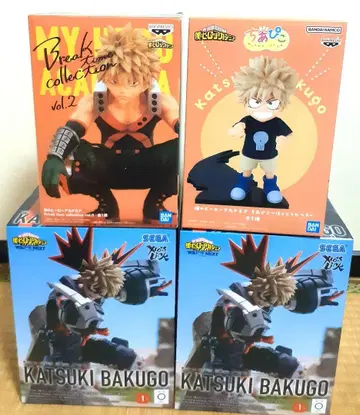 히로아카 크로스 링크 브레이크 타임 치아피코 바쿠고 카츠키 피규어 4점