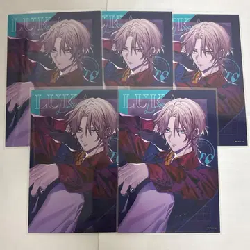 핸섬 런더링 삼다리 류카 브로마이드 AGF 5장 세트 카자미 류카