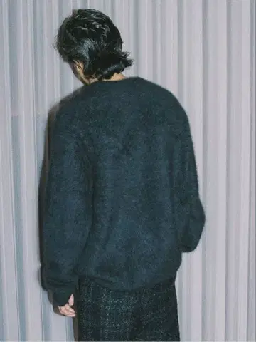 리돔 FOX CASHMERE KNIT 헤더 그레이 M