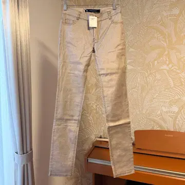 시네카논 스키니 데님 34 베이지 골드 계열