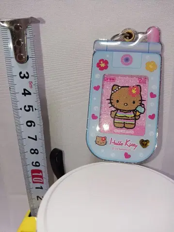 산리오 헬로키티 90's 슬라이드 폴더폰 키링 일광화상 키티