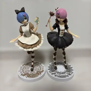 리제로 렘 라무 피규어 2체 세트