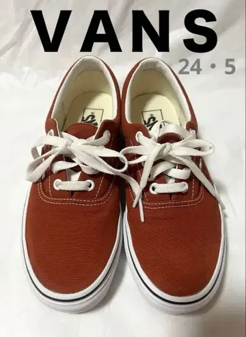 Vans 브라운 로우컷 스니커즈 24.5