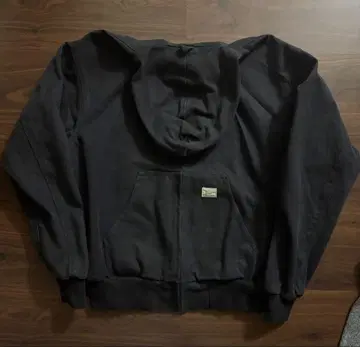 Backers 풀 집업 후드티 M 블랙