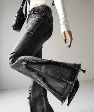 [24시간 이내 발송] me+em select 플레어 데님