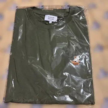 메종 키츠네 반팔 티셔츠 L/새상품/미사용/미개봉