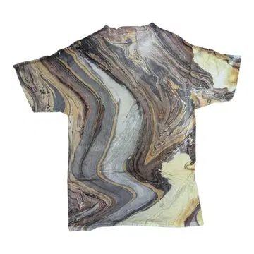 Hanes heavyweight 마블 무늬 T셔츠 90s M