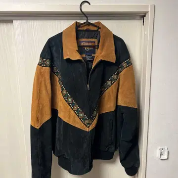 Cripple Creek 브랜드 웨스턴 자켓 가죽 스웨이드