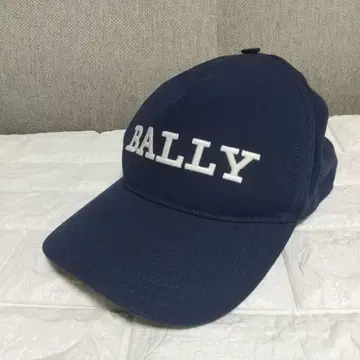 발리 문자 로고 야구 모자 네이비