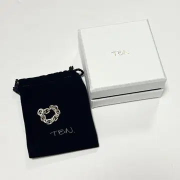 TEN. SILVER925 스태우트 체인 반지 16호