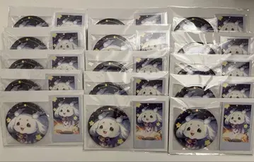 니지산지 룬룬 생일 굿즈 2025 금박 캔뱃지 & 폴라로이드풍 카드