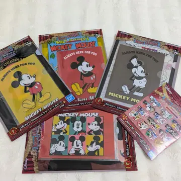 [ 5점 세트 ] 제일복권 디즈니 판타지아 클리어 파일 스티커