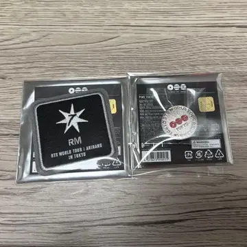 BTS 아리랑 일본 한정판 와펜 RM 핀즈