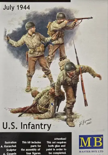 미국 보병 부대 / 전투 중 1944 1/35