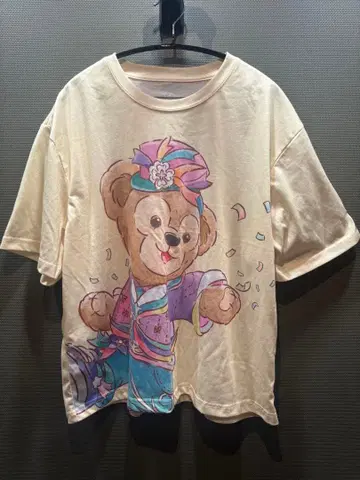 [거의 미사용] 홍콩 디즈니 더피 T셔츠 20주년 한정판