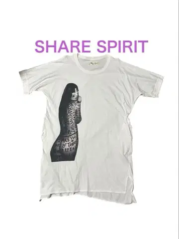 SHARE SPIRIT / 롱 기장 티셔츠 (타투)