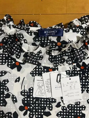 M'S GRACY 플라워 프린트 반팔 상의 40