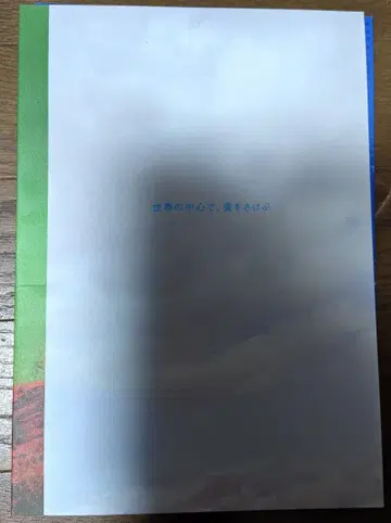 세상의 중심에서, 사랑을 외치다 팜플렛