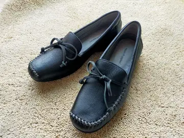 Hush Puppies 허시파피 갑 리본 포함 펌프스 블랙 24cm