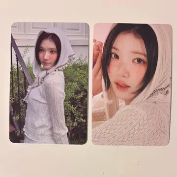 Hearts2Hearts 지우 시즌 그리팅 트레이딩 카드 세트